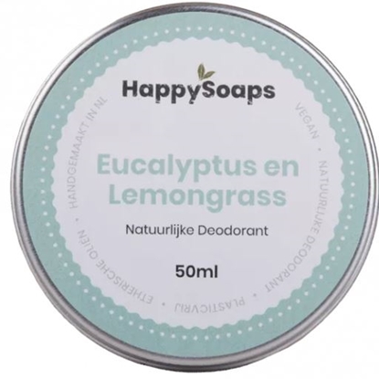 HAPPY SOAPS DEODORANT EUCALYPTUS EN LEMONGRASS 50 ML